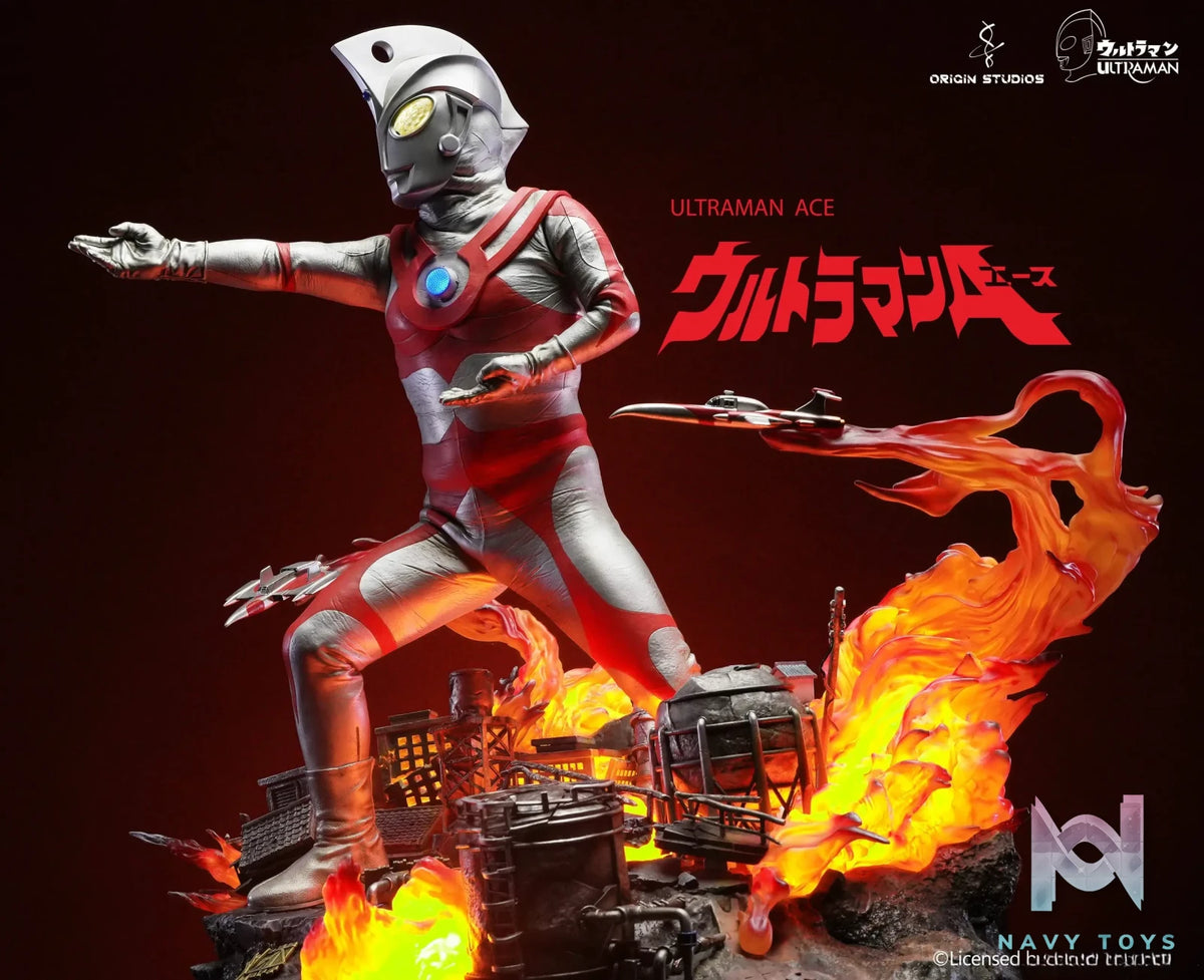 Origin Studio – Classic Ultraman Ace Scene Statue (Licensed)