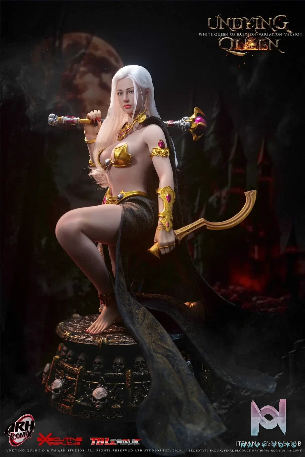 TBLeague – WHITE QUEEN OF BABYLON official version/variation version 1/6 Scale Action Figure PL2025-229A & PL2025-229B (Licensed)
