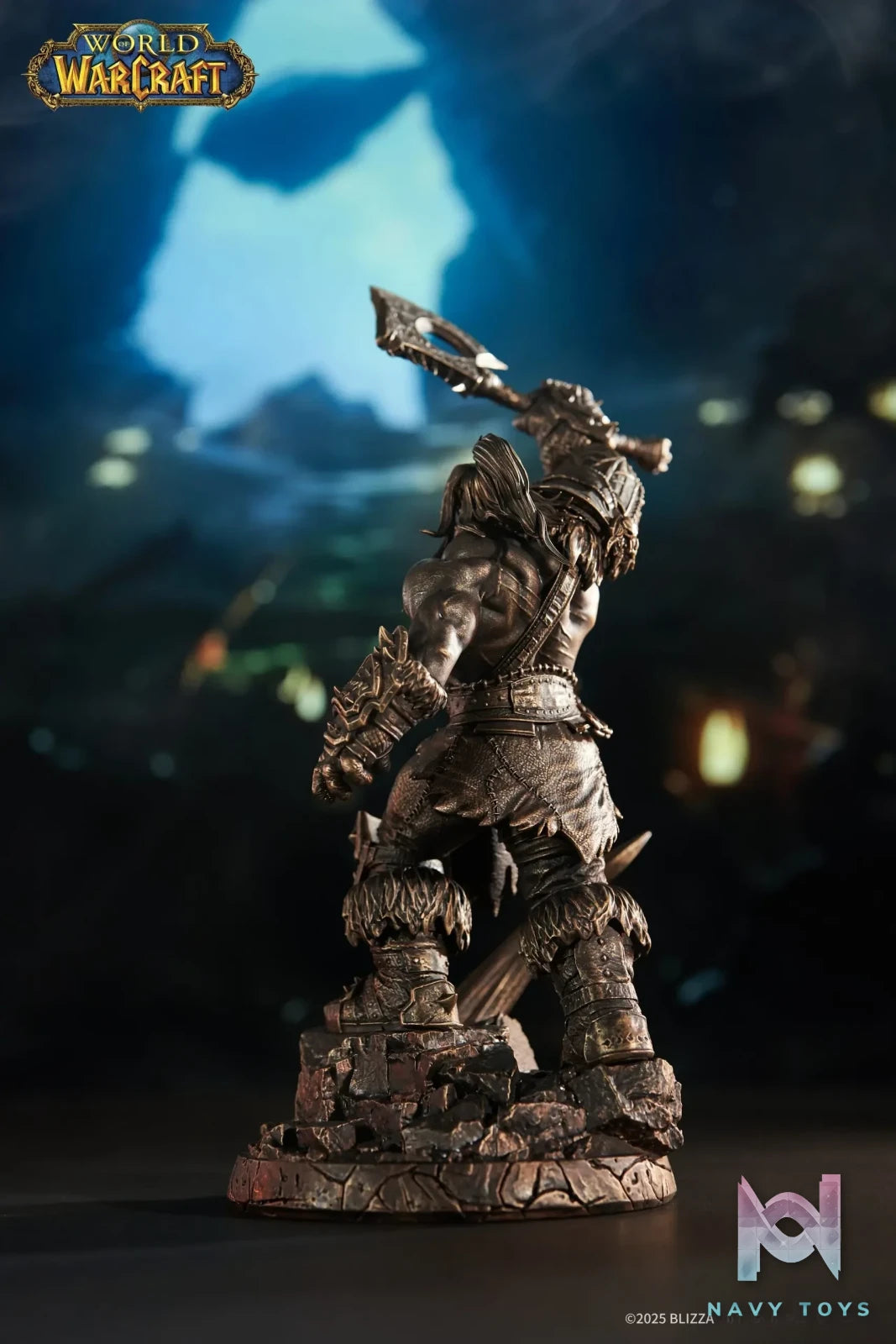 BLIZZARD ENTERTAINMENT – World of Warcraft Grommash Hellscream Bronze Edition Statue BLZ006 (Licensed)
