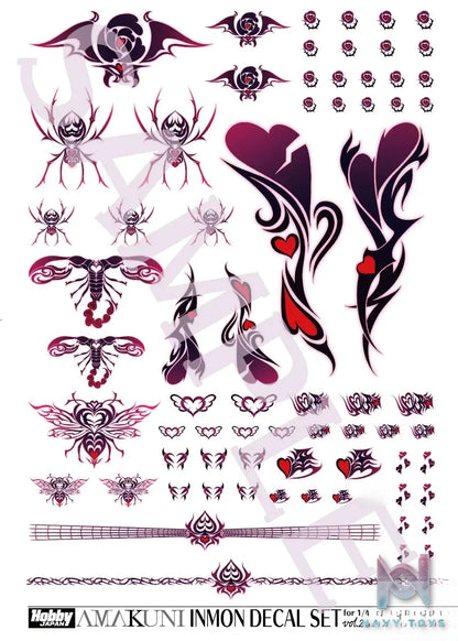 HOBBY JAPAN – INMON Decal Set Vol.1 X Vol.2 X Vol.3 X Vol.4 (Licensed)