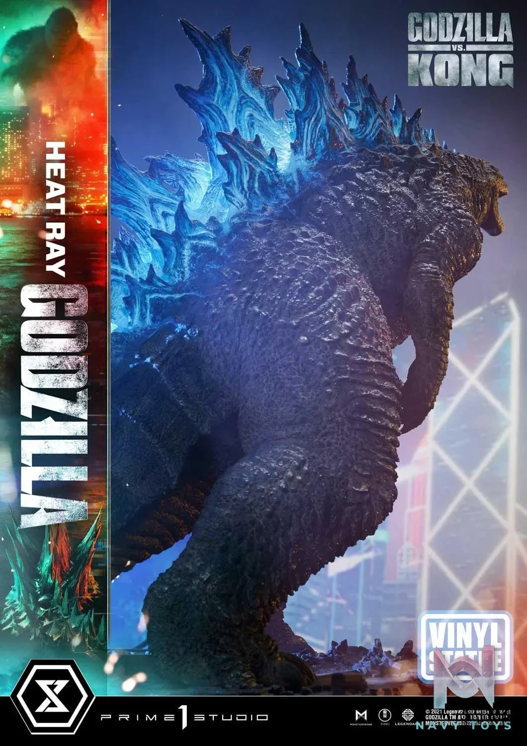 Prime 1 Studio – Ultimate Diorama Masterline Godzilla vs Kong Heat Ray Godzilla Vinyl Statue UDMGVK-05VS(Licensed)