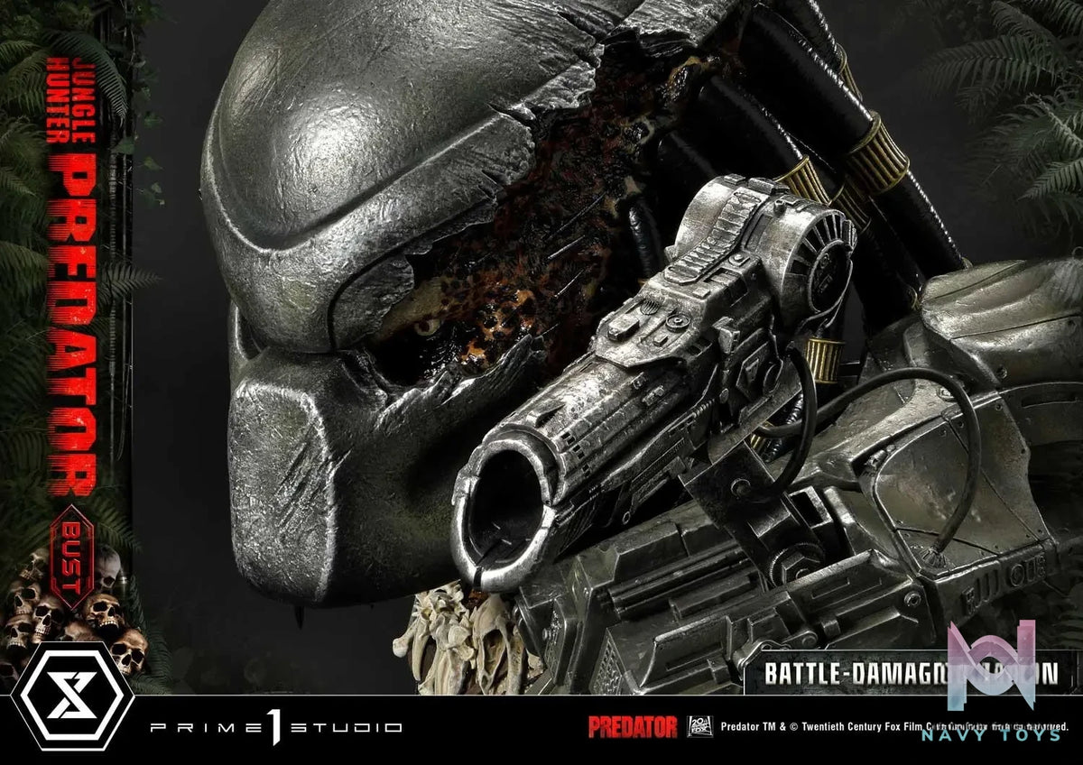 Prime 1 Studio – Premium Bust Predator (Film) Jungle Hunter Predator Battle-Damaged PBPR-03 (Licensed)