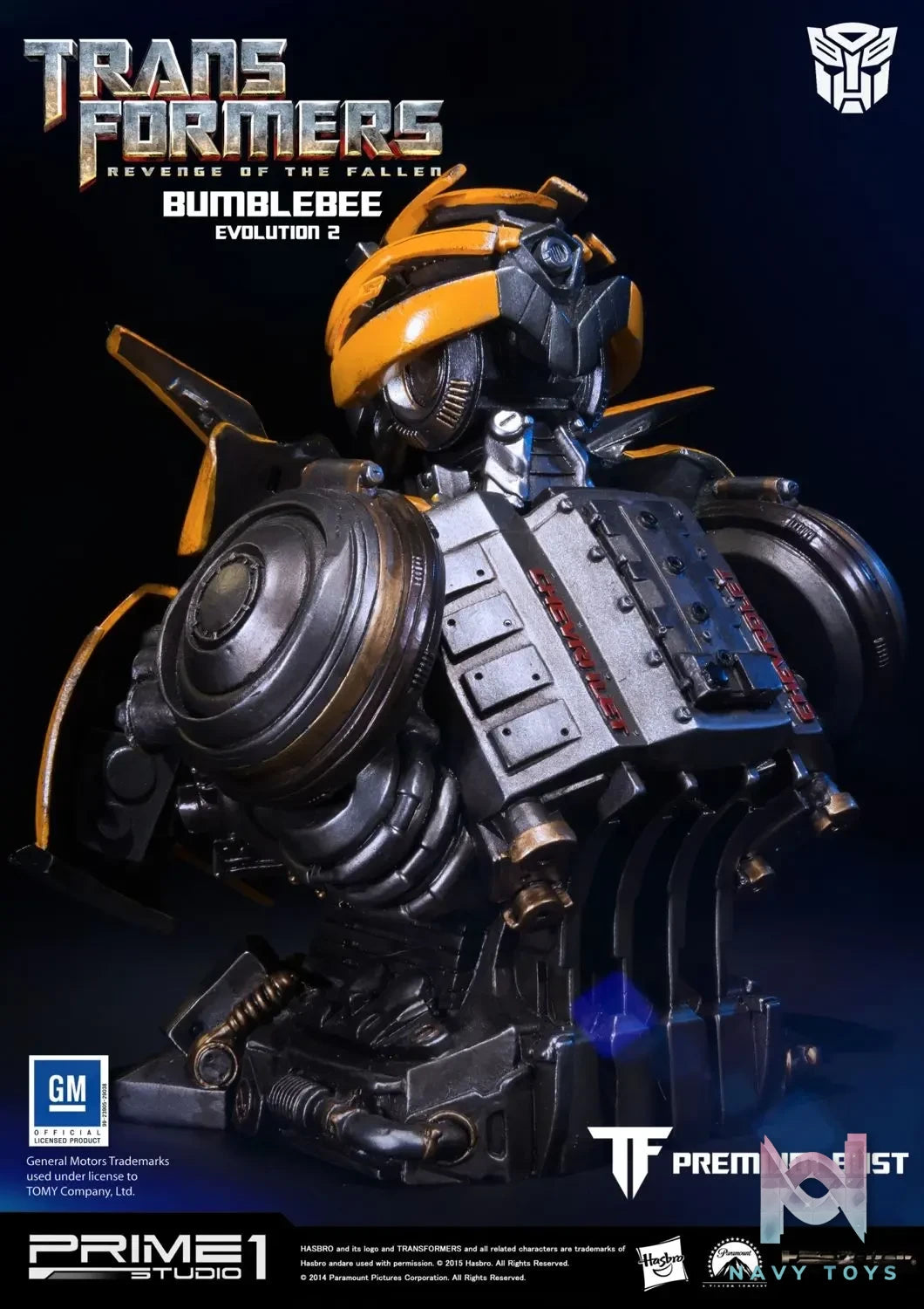 Prime 1 Studio – Premium Bust Transformers: Revenge of the Fallen (Film) Bumblebee PBTFM-07 (Licensed)