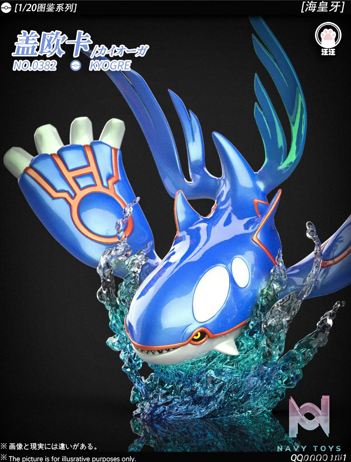 WangWang Studio – Kyogre Pokémon