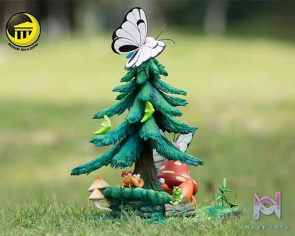 Moon Shadow Studio – Pokémon Natural Forest Series #1 Butterfree & Parasect Family