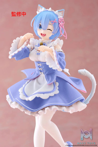 Taito – Re: ZERO Starting Life in Another World Coreful Figure Rem Cat Maid Ver. (Licensed)