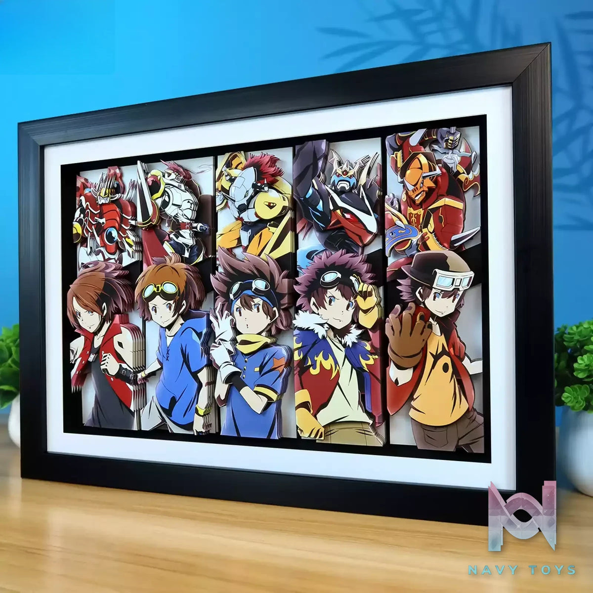KALA HOME Studio – Digimon Multiple Characters #06 3D Decorative Painting Digimon