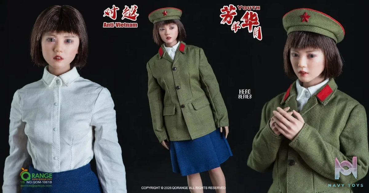 QORANGE QOTOYS – QORANGE QOTOYS 1/6 The Anti-Vietnam Youth Set NO.QOM-1061A/B (Licensed)