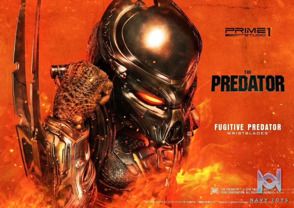 Prime 1 Studio – Life Size Bust The Predator (Film) Fugitive Predator Wristblades LSTPR-02 (Licensed)