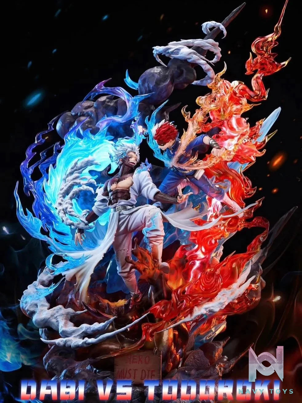 Dabi VS Shouto - My Hero Academia - Climax Studio x Weara A Design Studio resin statue Climax Studio x Weare A Design Studio anime figure