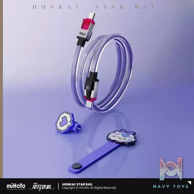 miHoYo – Honkai: Star Rail – Wolf Cub Pixel Series Fast Charger X Data Cable (Licensed)