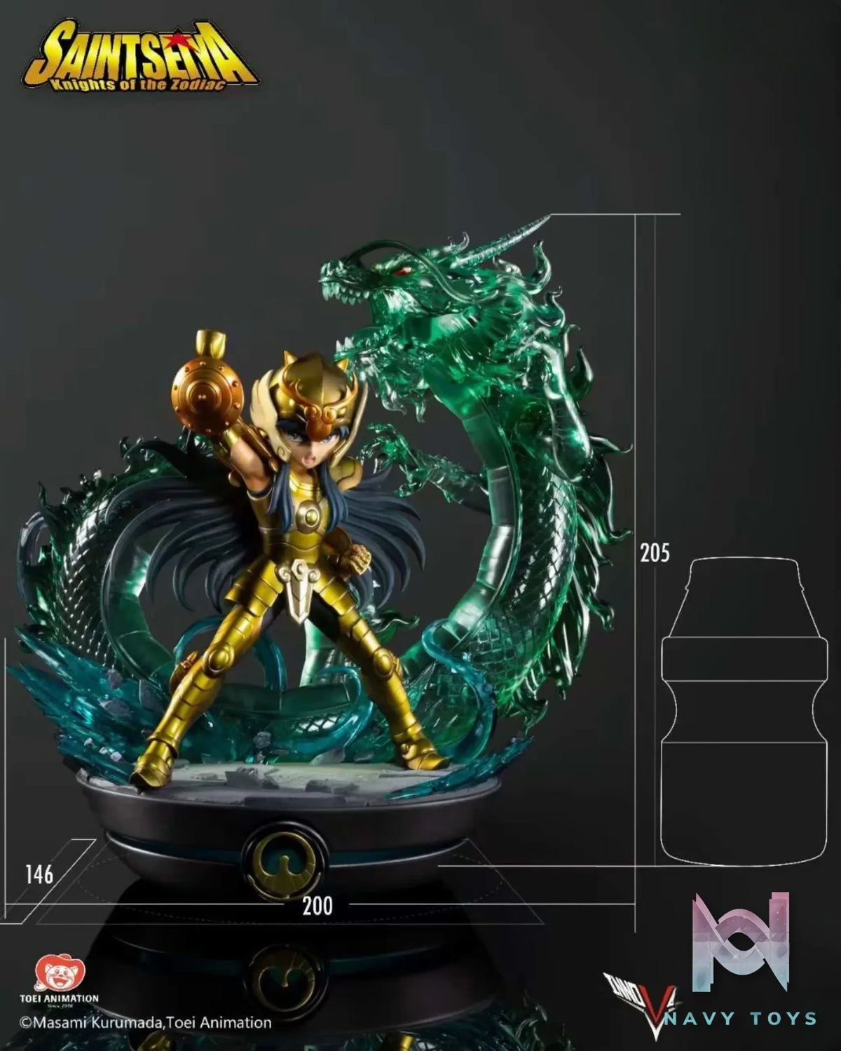 IMMORTALS Studio – Saint Seiya Libra Gold Cloth-Shiryu (Licensed)