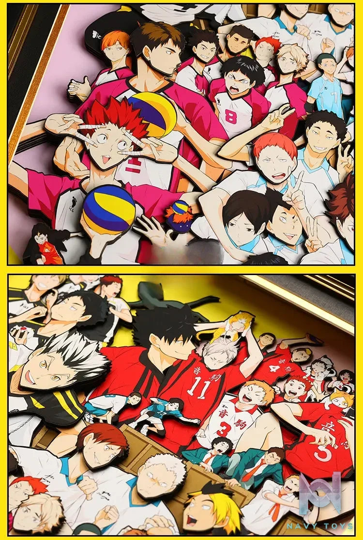 Yu Zhi Jiang Studio – Haikyu!! Multiple Characters Series #02 3D Decorative Painting Haikyu!!