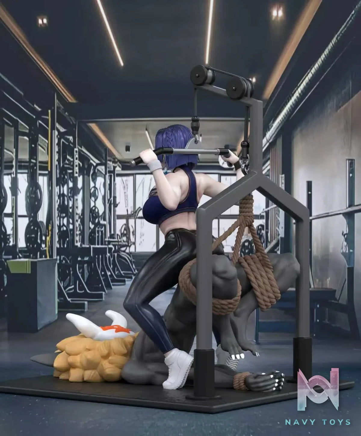 Xing Zhe Studio – Ye Lan at the Gym Genshin Impact