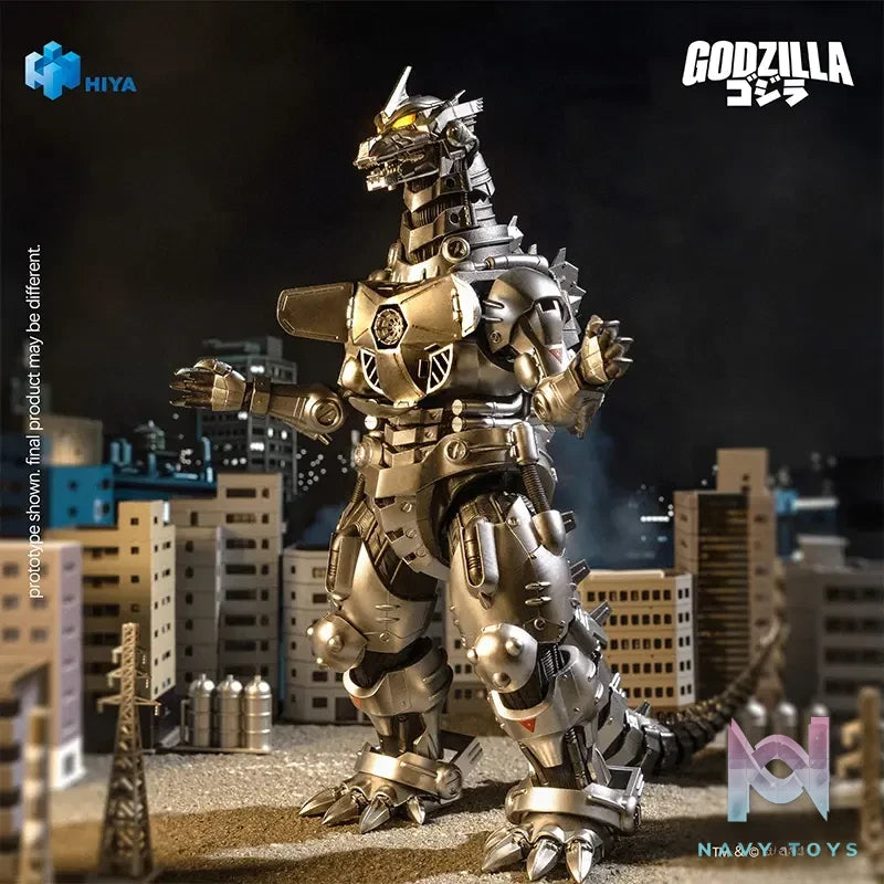 Hiya Toys – EXQUISITE BASIC Godzilla vs. Mechagodzilla 2002 – Mechagodzilla MFS-3 Action Figure (Licensed)