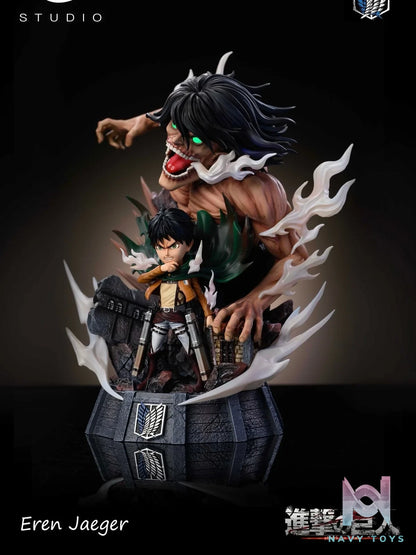 Eren & Attack Titan - Attack On Titan - D Studio resin statue D Studio anime figure