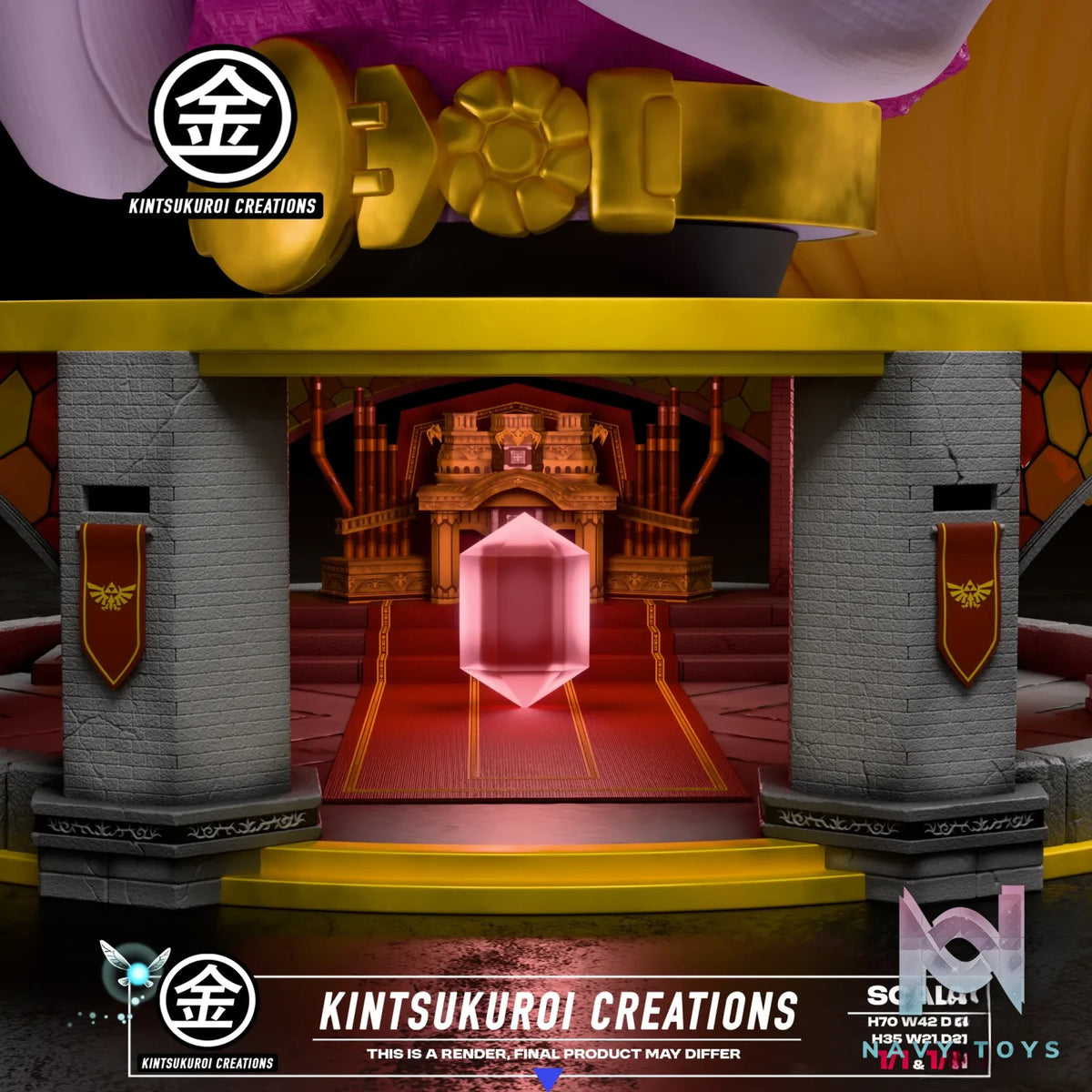 Kintsukuroi Creations Studio – ADULT ZELDA BUST The Legend of Zelda