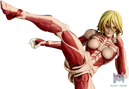 Kaiyodo – Revoltech Amazing Yamaguchi Attack on Titan Armored Titan & Female Titan (Licensed)
