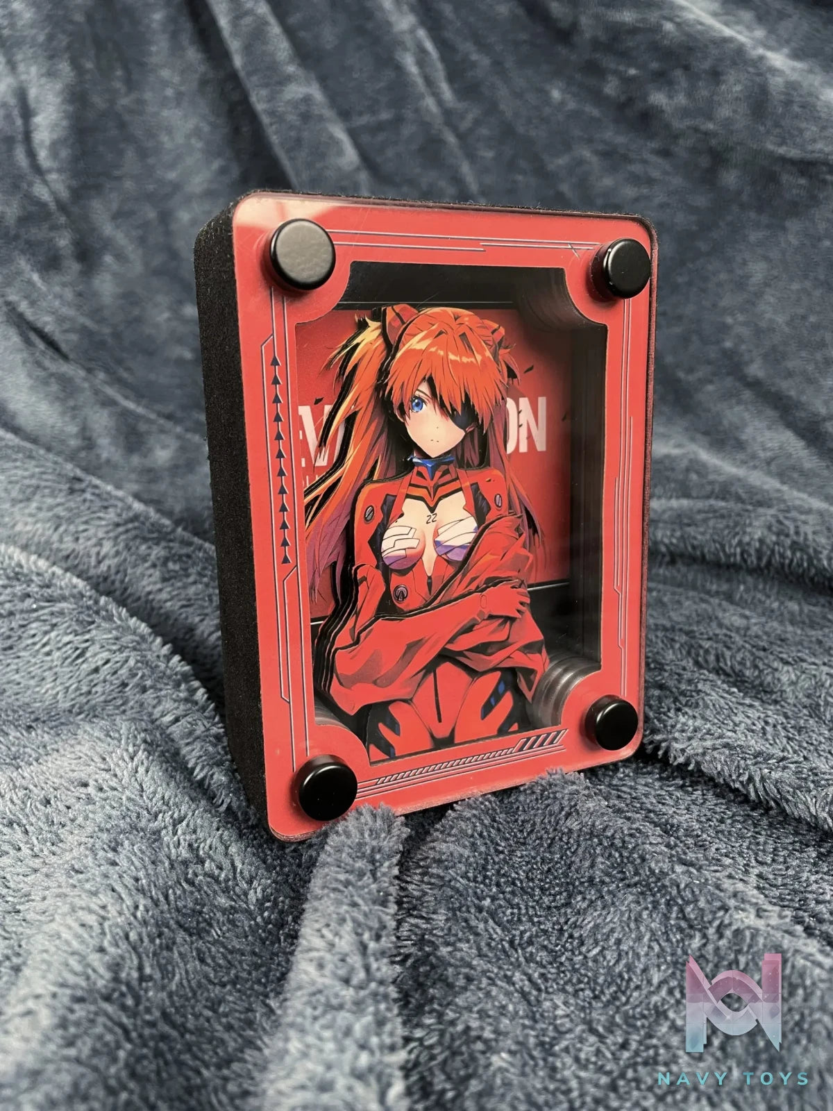 MengMengJiang Studio – Neon Genesis Evangelion Asuka 3D Card Brick