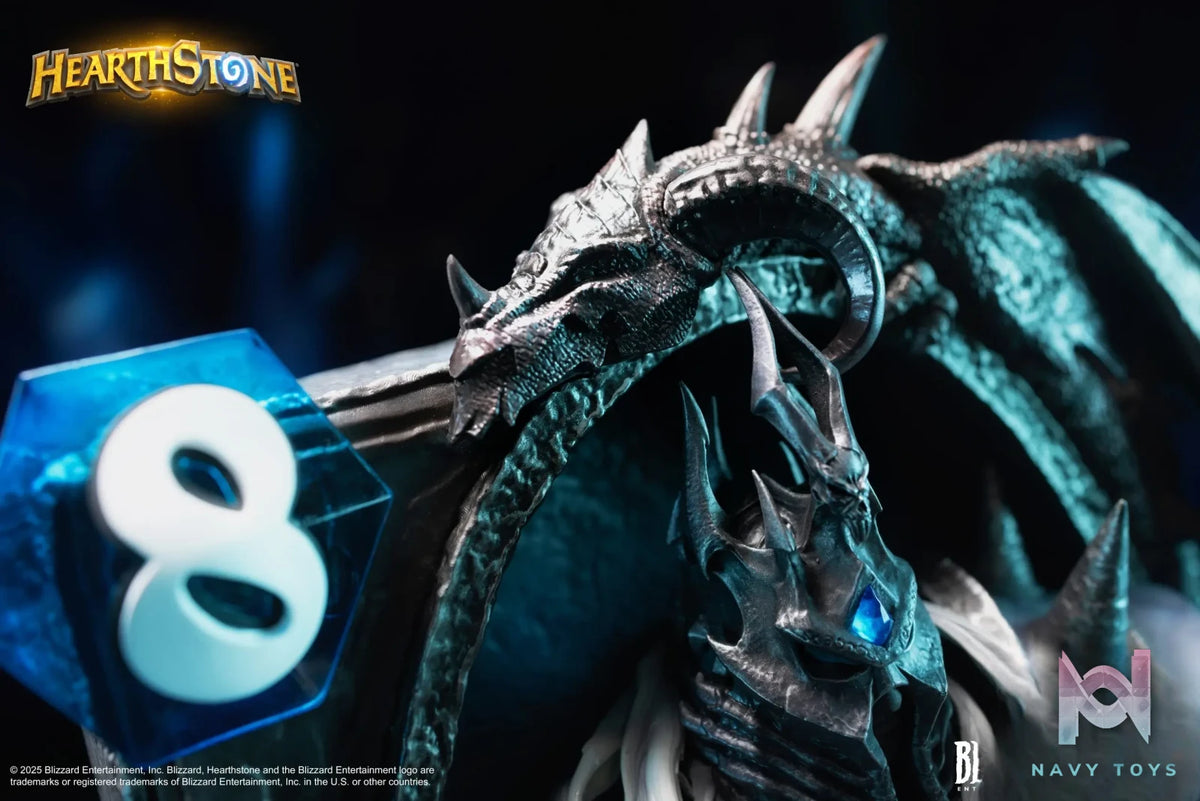 HEX Collectibles – Blizzard Official Licensed Hearthstone Lich King Card Art Statue HEXFRAME04 (Licensed)