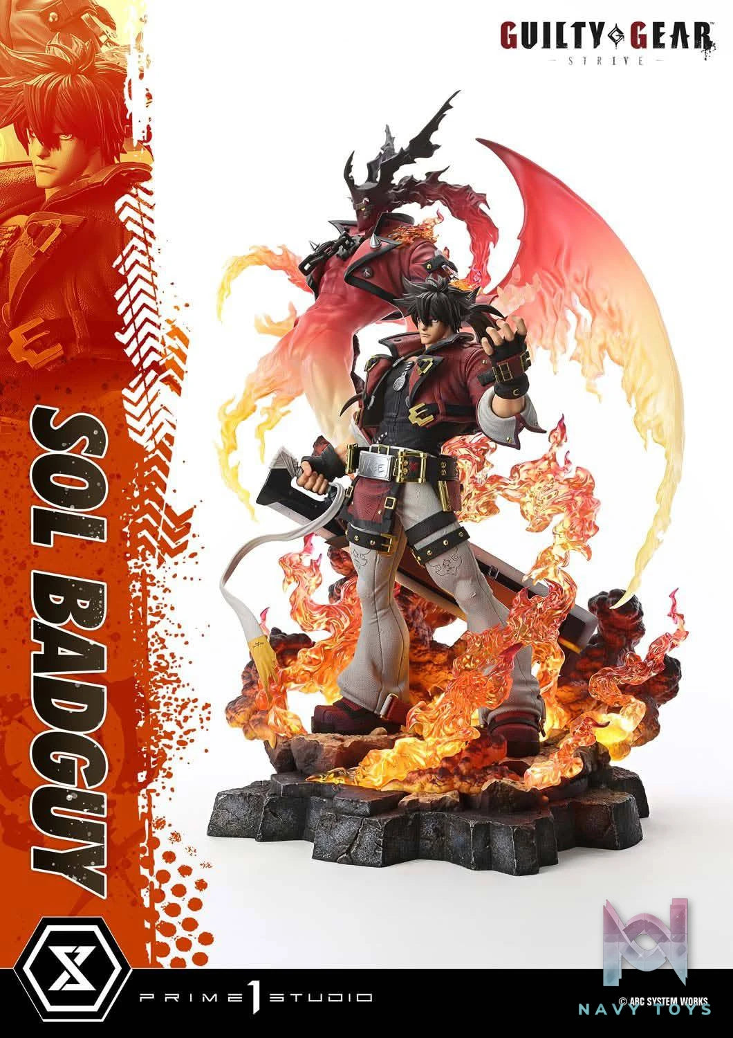 Sol Badguy resin statue prime 1 studio anime figure