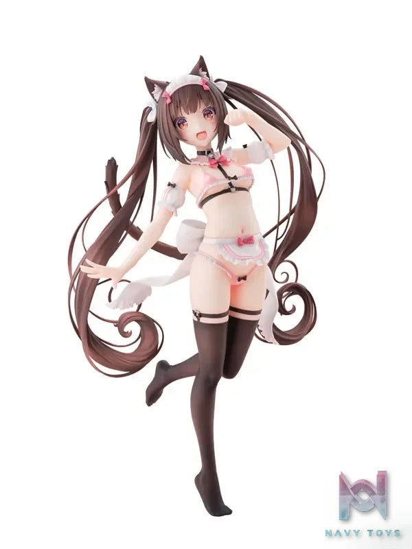 Orchid Seed – Nekopara Vanilla X Chocola Micro Bikini Maid 1/5.5 Complete Figure (Licensed)