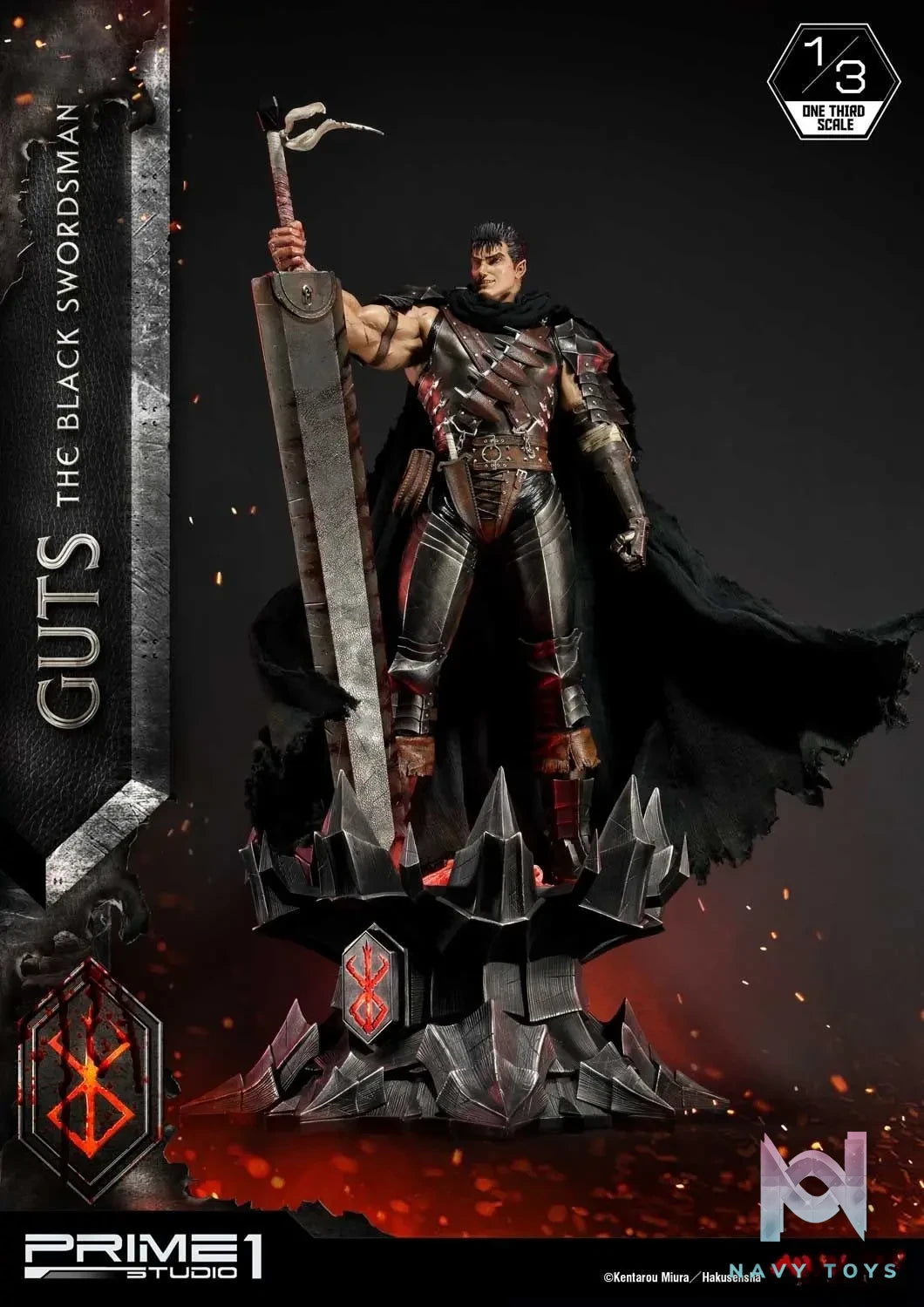 Prime 1 Studio – Museum Masterline Berserk Guts The Black Swordsman MMBR-01 MMBR-01DX (Licensed)