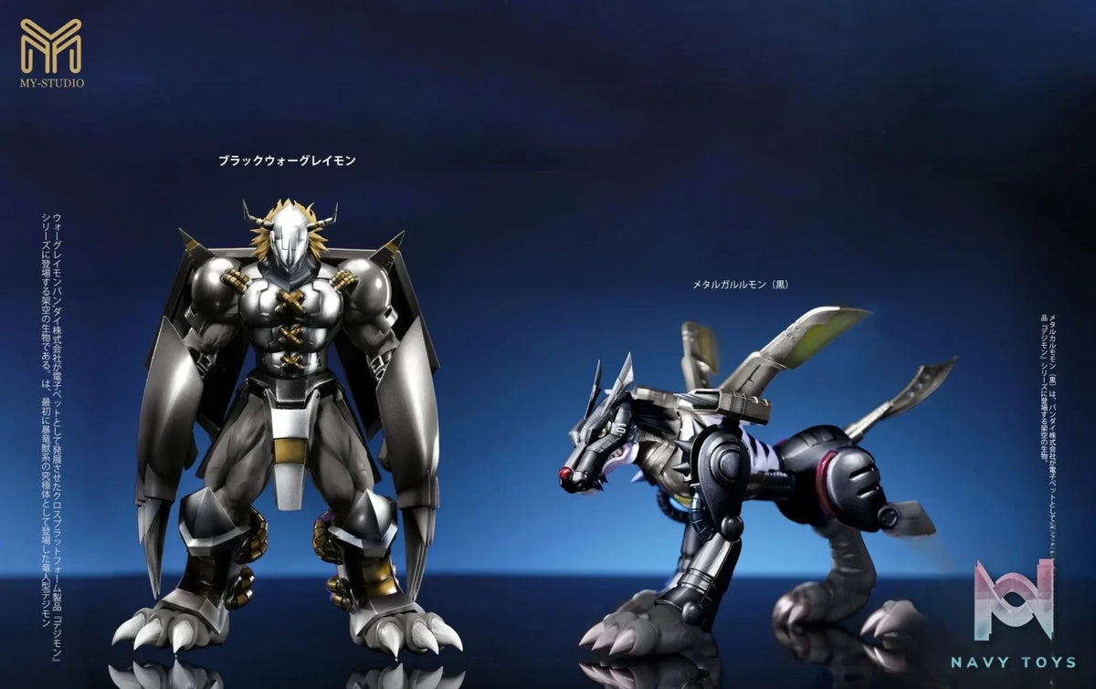 Mine Studio – Digimon Bright and Dark Round 2 – MetalGarurumon & DarkGarurumon