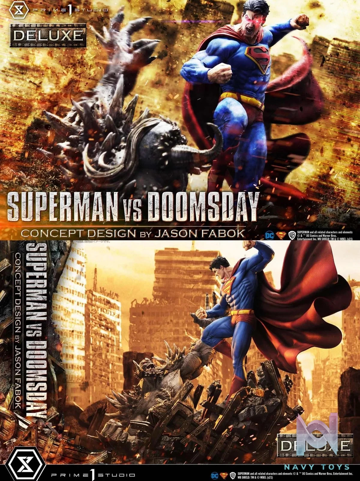 Superman VS Doomsday - Superman - Prime 1 Studio (UMMDC - 05; UMMDC - 05DXS) resin statue Prime 1 Studio anime figure