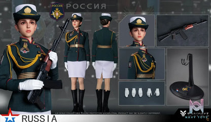 FLAGSET – Original 1/6 Russian Female Soldiers Ministry of Internal Affairs FS-73054A & Ninth Women’s Military Academy FS-73054B & Aerospace Defense Forces FS-73054C (Licensed)