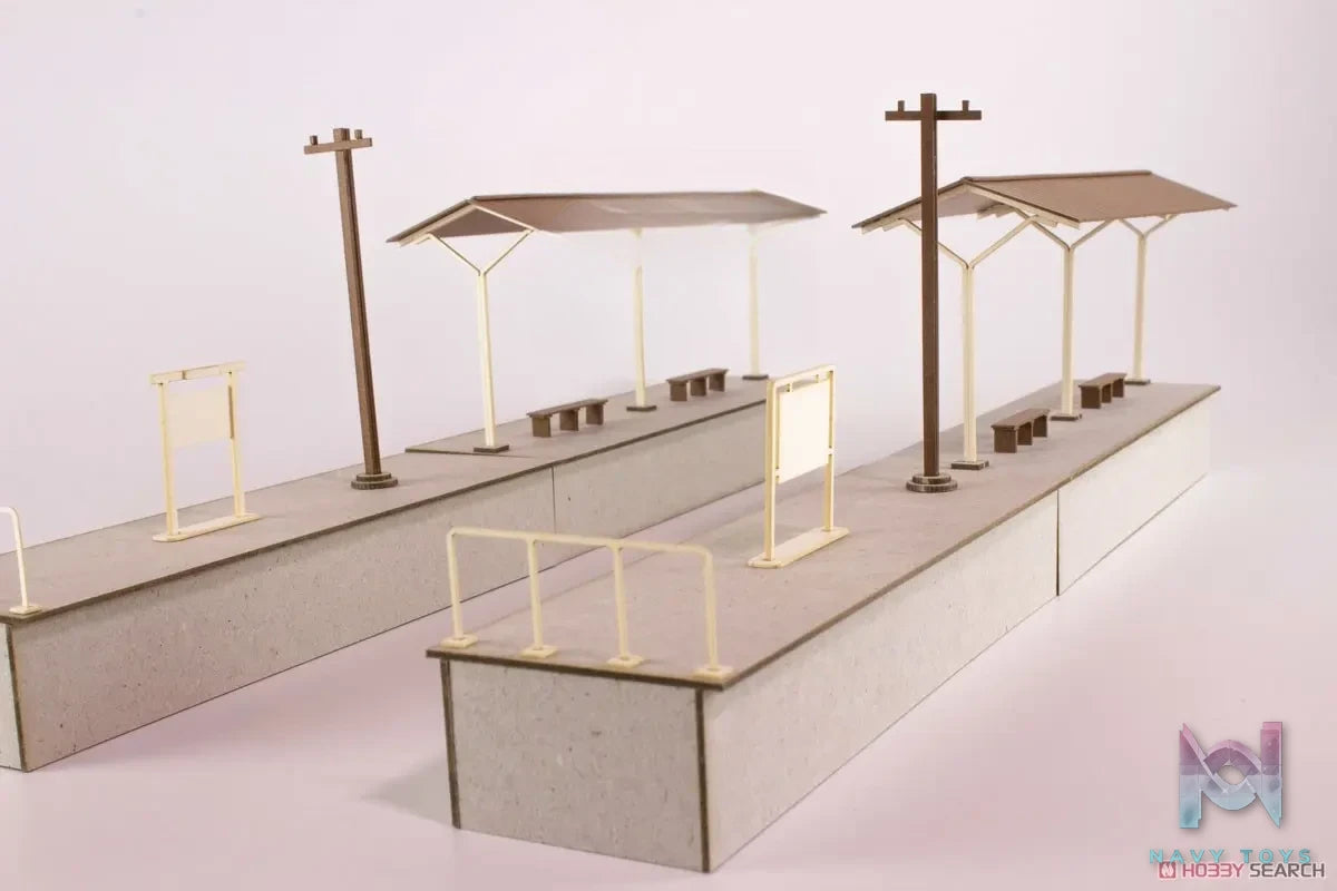 PLUM – 1/80 Paper Kit Street Corner Accessory Series Island-Style Local Home X Extension Set (Licensed)