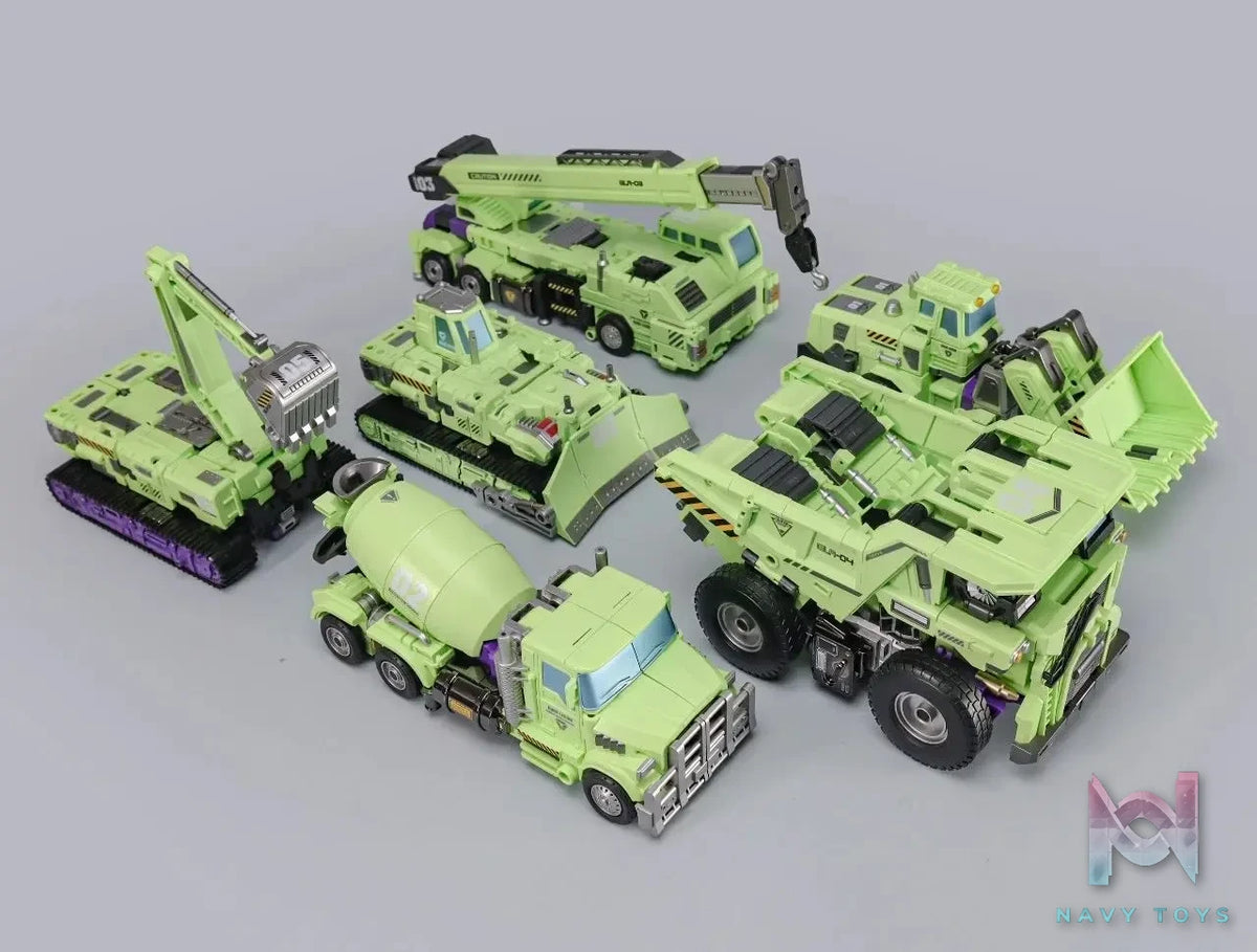 Ji Xie Ru Qin Studio – Original GLA05 & GLA06 Excavator + Bulldozer Set (Licensed)