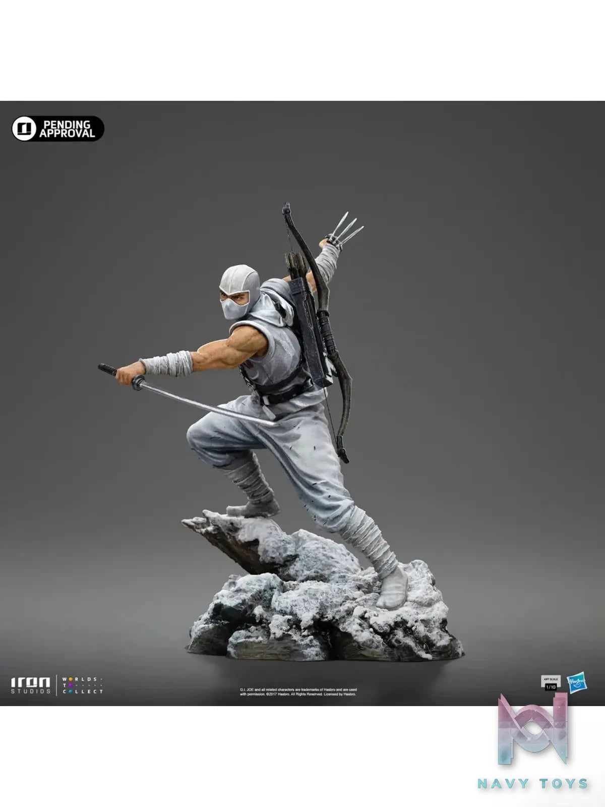 Iron Studio – G.I Joe Statue Storm Shadow Art Scale 1/10 HASBR118625-10 (Licensed)