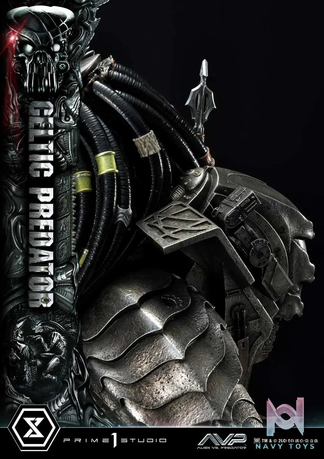 Prime 1 Studio Museum Masterline Alien vs. Predator Celtic Predator MMPR-05 MMPR-05S