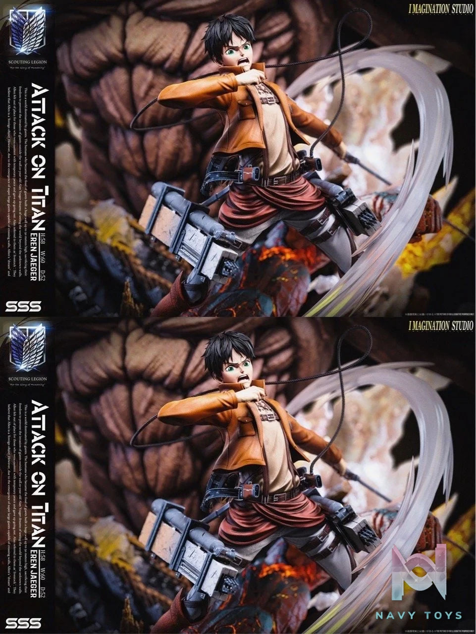 Eren Jeager - Attack On Titan - Imagination Studio resin statue Imagination Studio anime figure
