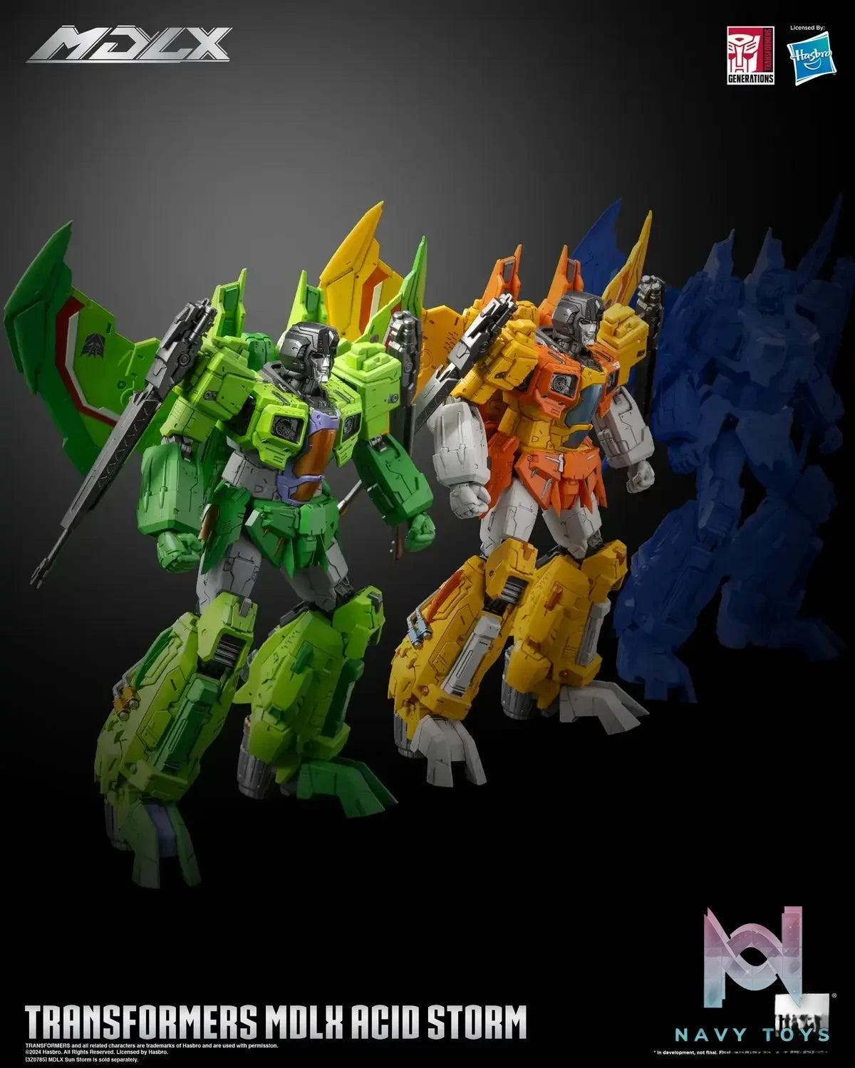 Transformers MDLX Acid Storm & Sunstorm… – Threezero | Navy Toys