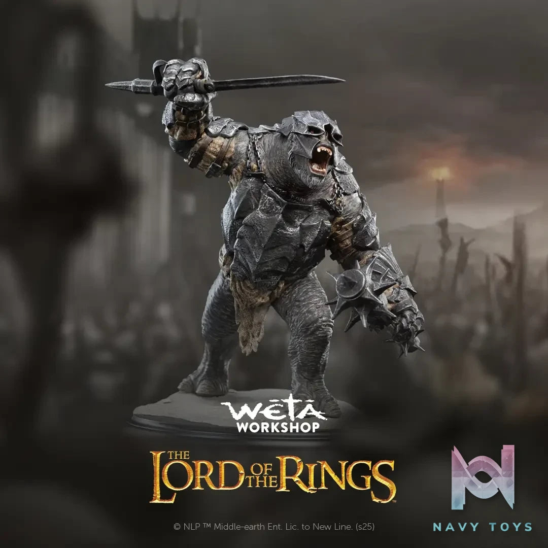 WETA Workshop Studio – The Lord of the Rings Trilogy Miniature Statue-Olog-hai of the Black Gate Statue 86-01-04766 (Licensed)