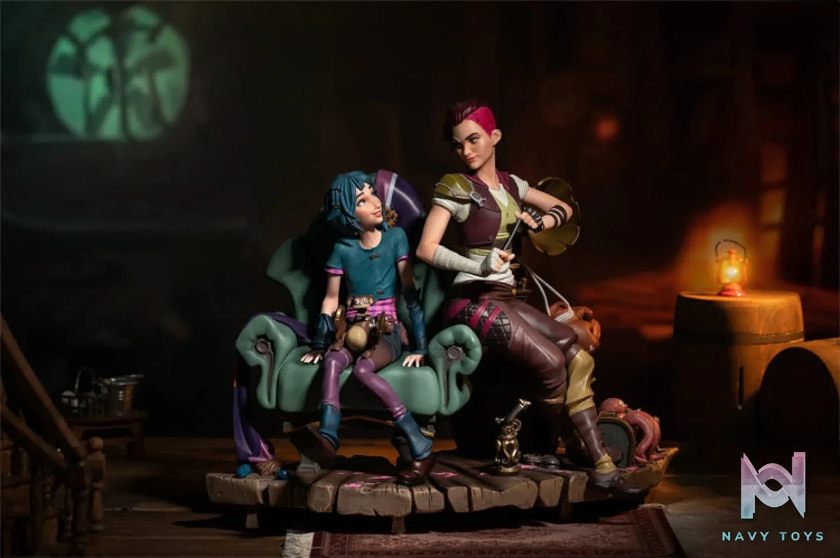 PureArts Studio – RIOT GAMES Arcane: League of Legends Vi & Jinx (Licensed)