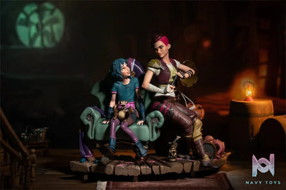 PureArts Studio – RIOT GAMES Arcane: League of Legends Vi & Jinx (Licensed)