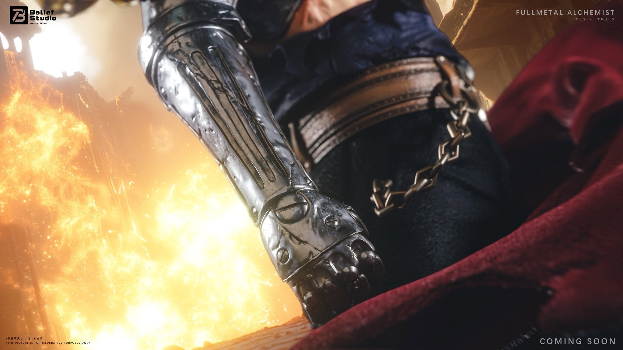 Edward Elric resin statue Belief Studio anime figure