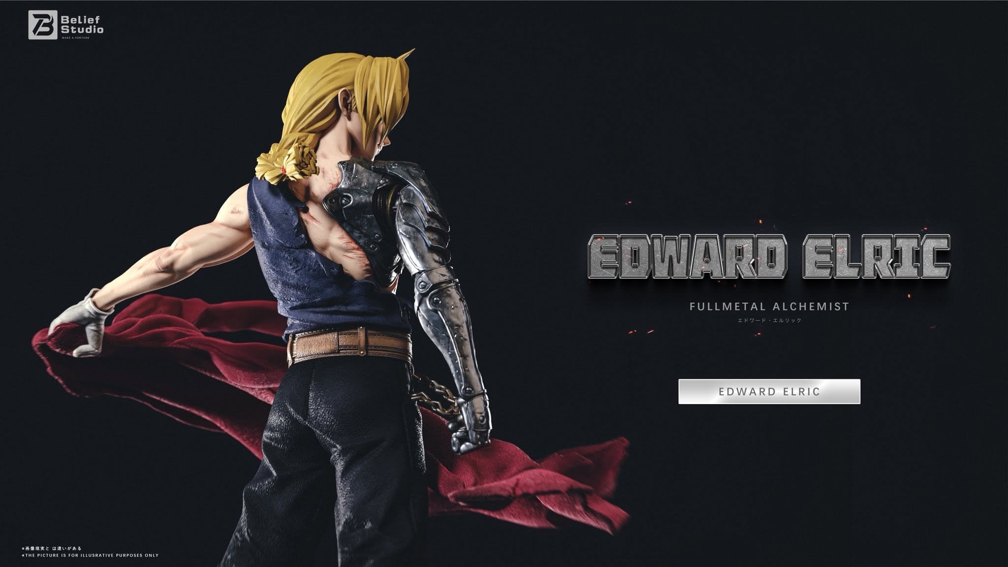 Edward Elric resin statue Belief Studio anime figure