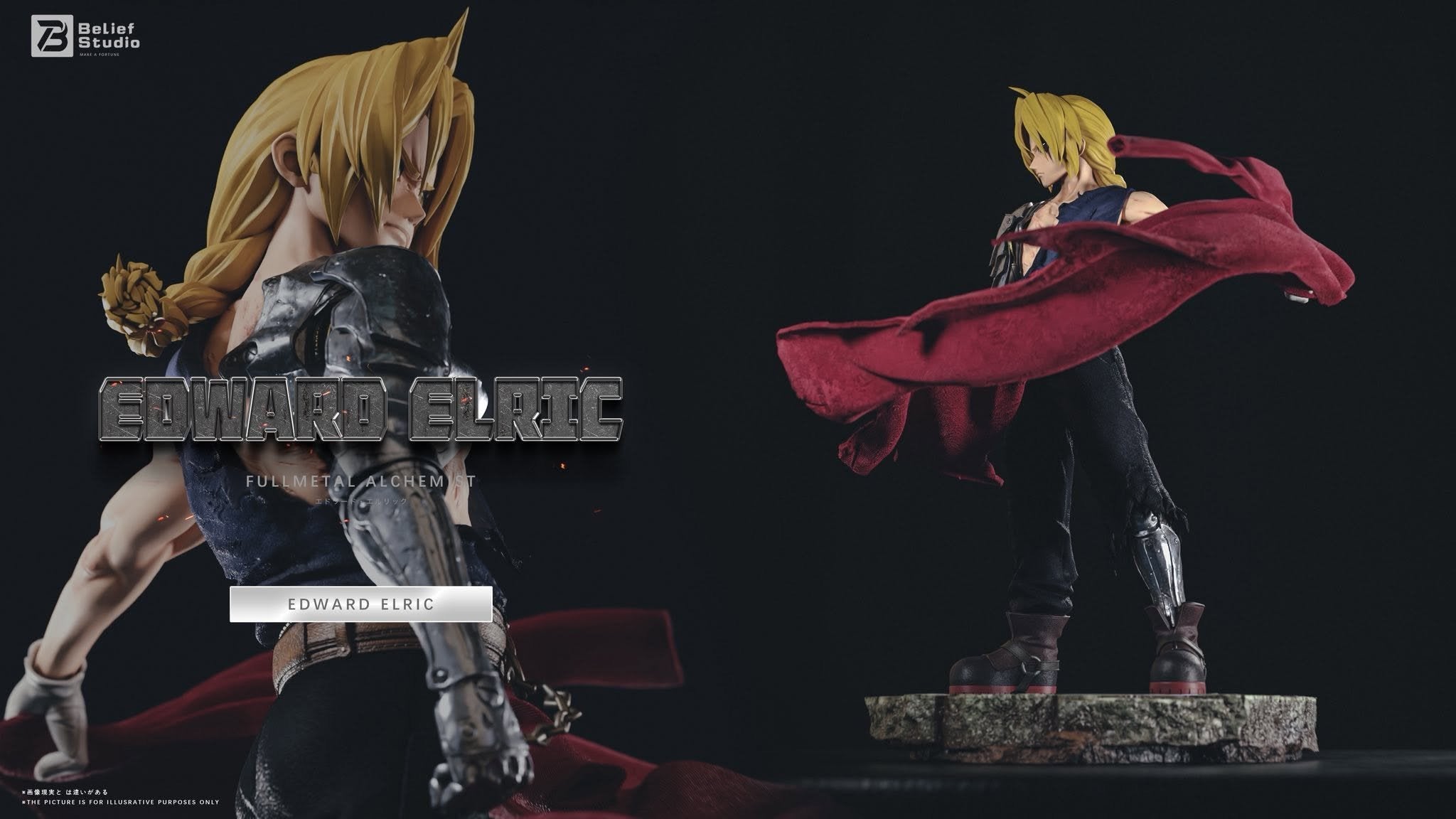 Edward Elric resin statue Belief Studio anime figure