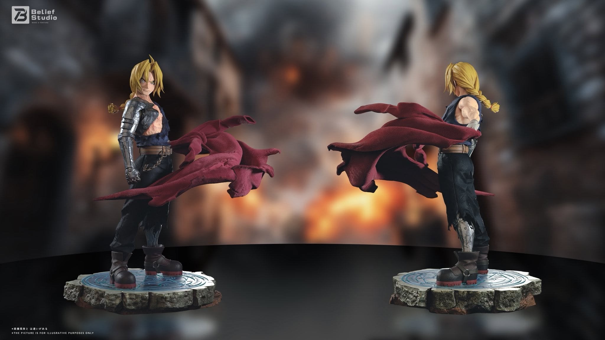 Edward Elric resin statue Belief Studio anime figure