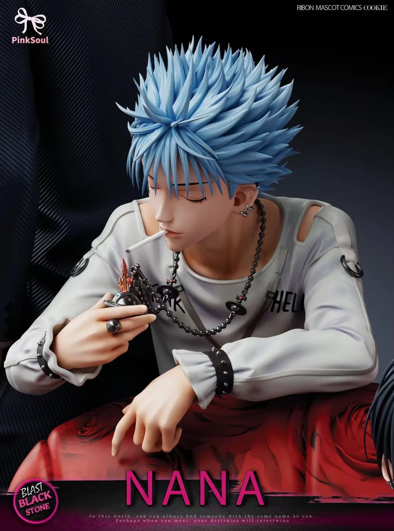 Nana,Takagi,Nobuo and Shinichi resin statue Pink Soul Studio anime figure