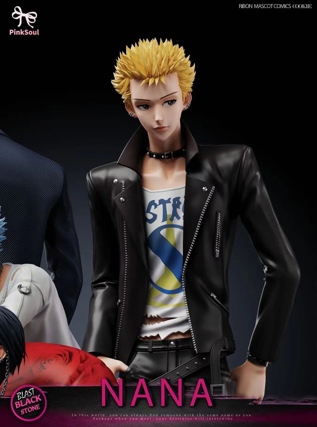 Nana,Takagi,Nobuo and Shinichi resin statue Pink Soul Studio anime figure