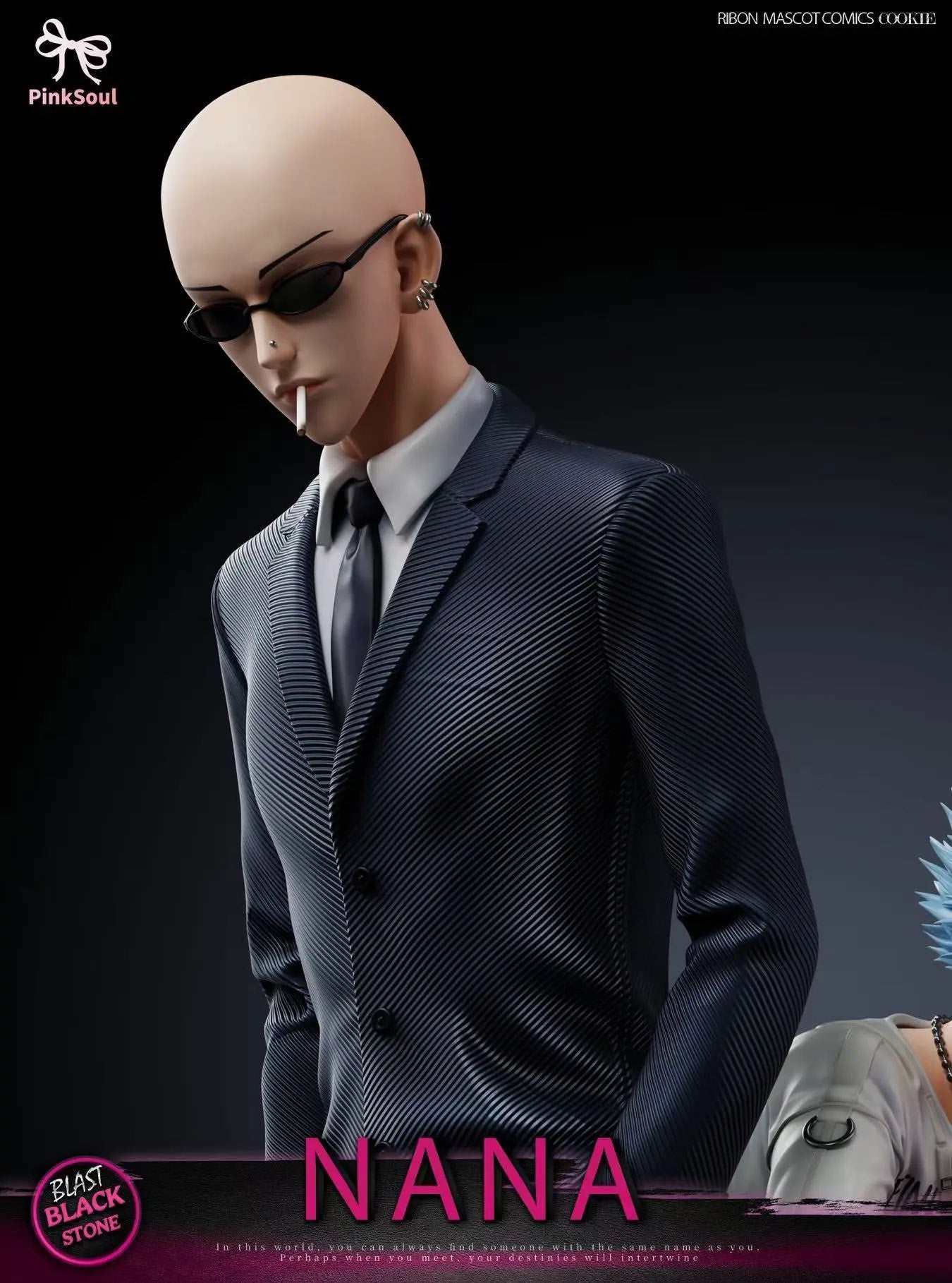 Nana,Takagi,Nobuo and Shinichi resin statue Pink Soul Studio anime figure