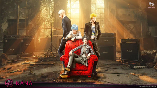 Nana,Takagi,Nobuo and Shinichi resin statue Pink Soul Studio anime figure