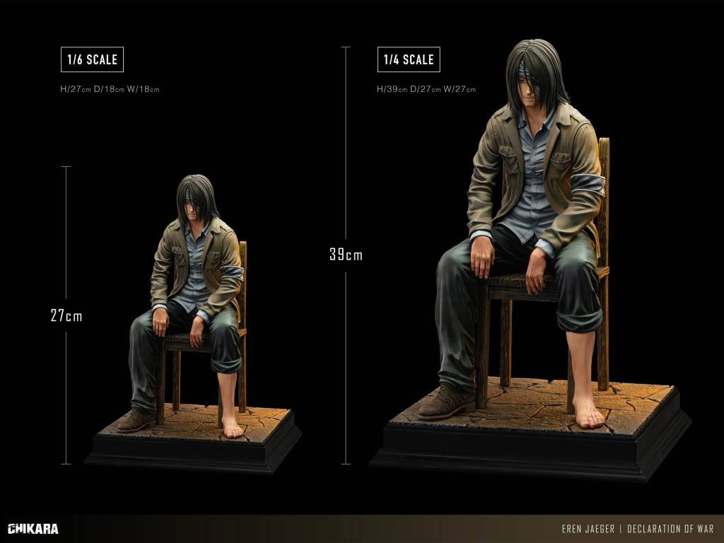 Eren Yeager resin statue Chikara Studio anime figure