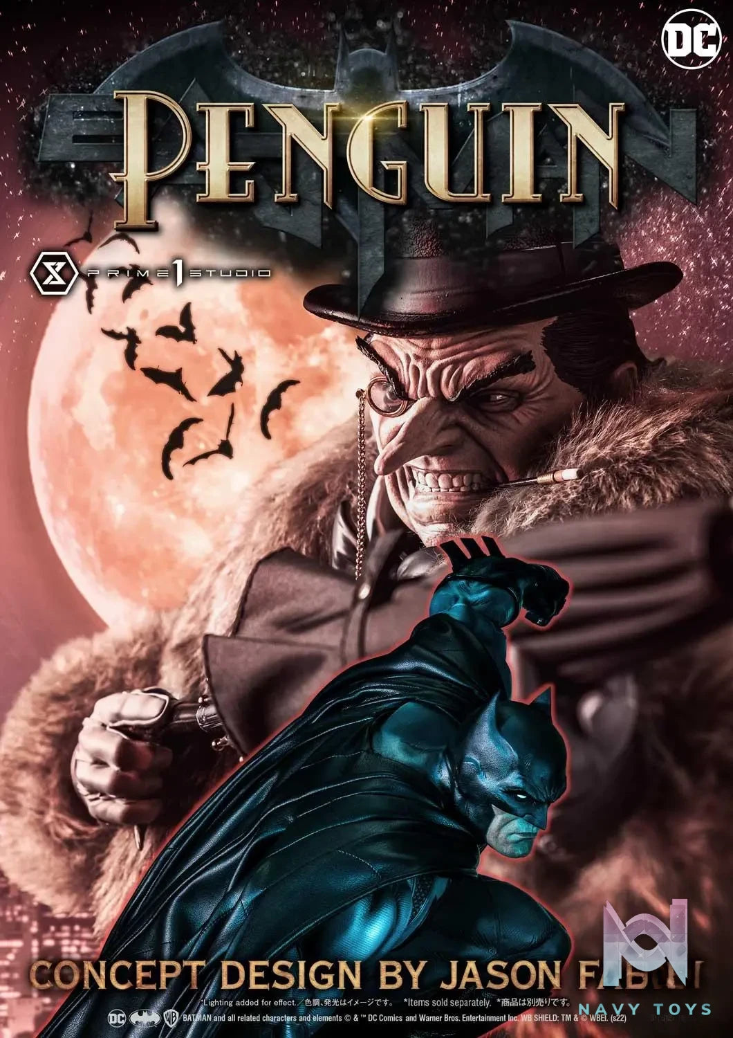 Prime 1 Studio – Museum Masterline Batman (Comics) Penguin (Concept Design By Jason Fabok) MMDC-56 MMDC-56DX MMDC-56DXS (Licensed)