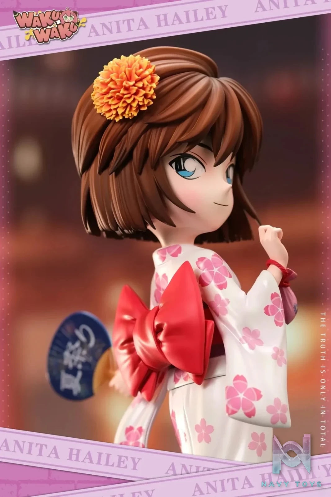 WakuWaku Studio - Detective Conan Summer Festival Ai Haibara resin statue Navy Toys anime figure